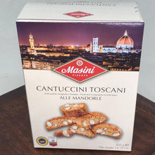 Load image into Gallery viewer, MASINI, CANTUCCINI ALMOND BISCOTTI 14oz. (8-Packs )