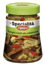 Load image into Gallery viewer, D’amico Mixed Mushrooms Calabrian Style 9.88oz. (8-Jar Case)
