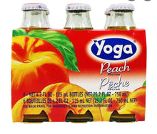 Load image into Gallery viewer, Yoga Juice Peach Nectar - 4.2 oz Bottles (6 Pack)