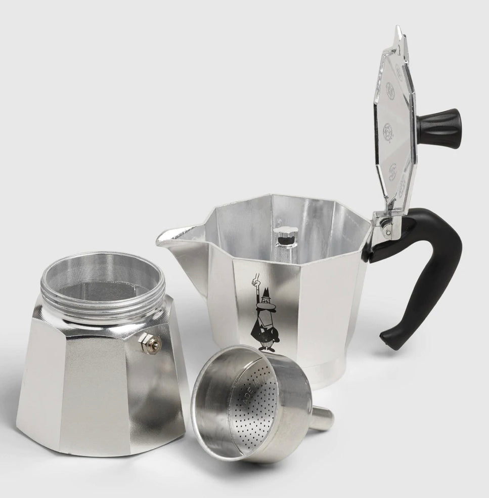 Alpine Cuisine Stovetop Espresso Maker 3 Cup, Moka Pot for Classic Ita