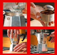 Load image into Gallery viewer, Bialetti - Moka Espresso Maker, 3 Cups (4.3 Oz - 130 Ml) Aluminium, Silver