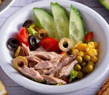 Load image into Gallery viewer, ASdoMar Ventrasca di Tonno Yellowfin Tuna Ventresca in Pure Olive Oil 125g / 4.4oz.