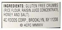 Load image into Gallery viewer, 4C Gluten Free Plain Crumbs, 12 oz Canister (Case of 6 Can)