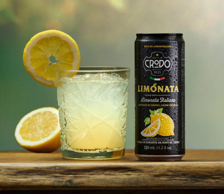 Lemonade Real Lemon Pulp by Crodo - 11.2 fl oz (24-Cans Per Case) –  Delizioso Gourmet