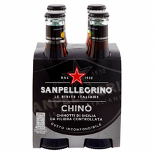 Load image into Gallery viewer, Chino Chinotti Sparkling Drink 4 x 6.8 fl oz San Pellegrino