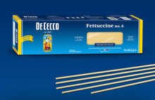 Load image into Gallery viewer, De Cecco Pasta, Fettuccine No.6, Slow Dried - 1 lb / 20packs or case