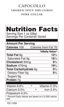 Load image into Gallery viewer, Levoni Capocollo / Smoked & Spicy Dry-Cured Pork Collar