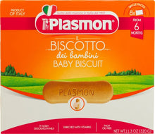 Load image into Gallery viewer, Plasmon Biscuits (Biscotti) 11.3 oz (Case of 6 Packs)
