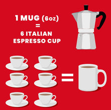 Load image into Gallery viewer, Bialetti - Moka Espresso Maker, 3 Cups (4.3 Oz - 130 Ml) Aluminium, Silver