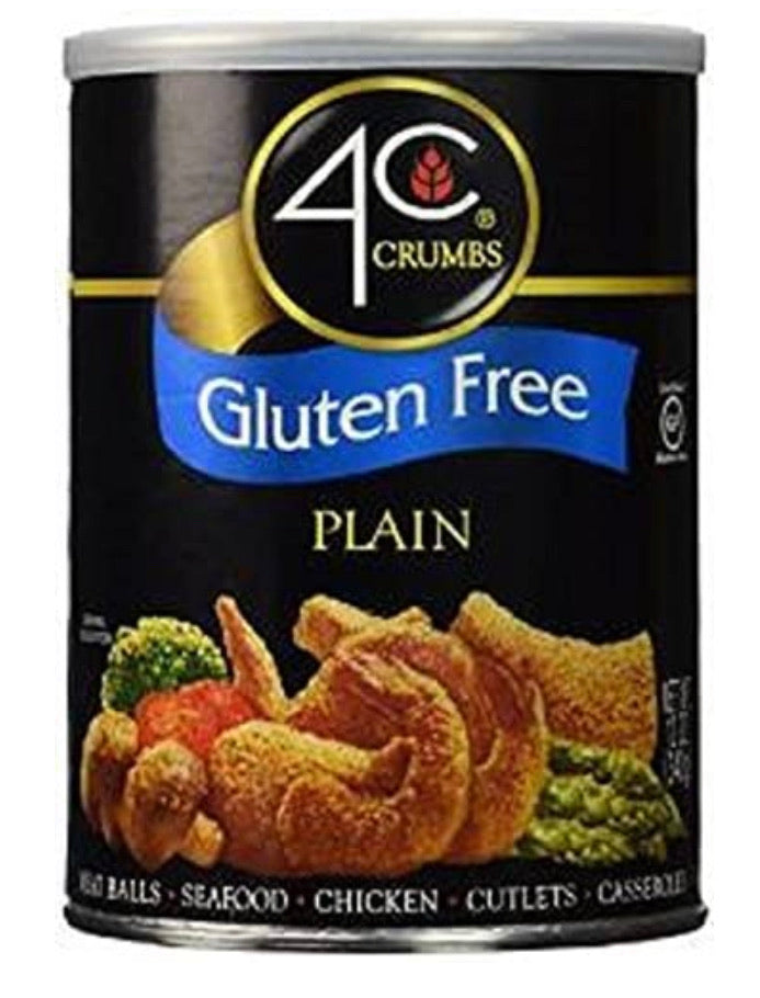 4C Gluten Free Plain Crumbs, 12 Oz Canister (Case Of 6 Can) – Delizioso ...