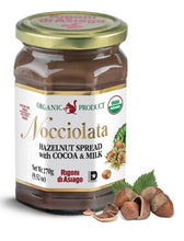 Load image into Gallery viewer, Rigoni di Asiago / Nocciolata Organic Hazelnut Spread with Cocoa and Milk  - 9.52oz ( Case of 6Jars )