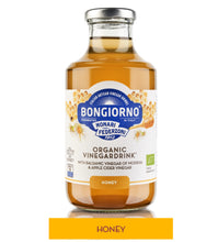 Load image into Gallery viewer, Bongiorno Organic Balsamic Honey Vinegar Drink with Apple Cider 6.9 oz (6-Pack)