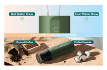 Load image into Gallery viewer, Outin Nano Mini Portable Battery Espresso (Black/Gray)