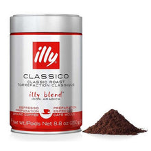 Load image into Gallery viewer, Illy Caffe Coffee - Ground Coffee - Classic Roast Blend for Drip Coffeemakers - 8.8 oz - Case of 6