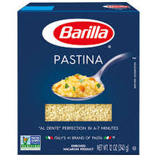 Load image into Gallery viewer, Barilla Pastina Pasta 12oz. (Case Of 16/Packs)