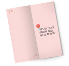 Load image into Gallery viewer, Teacher appreciation cards with chocolate bar inside!