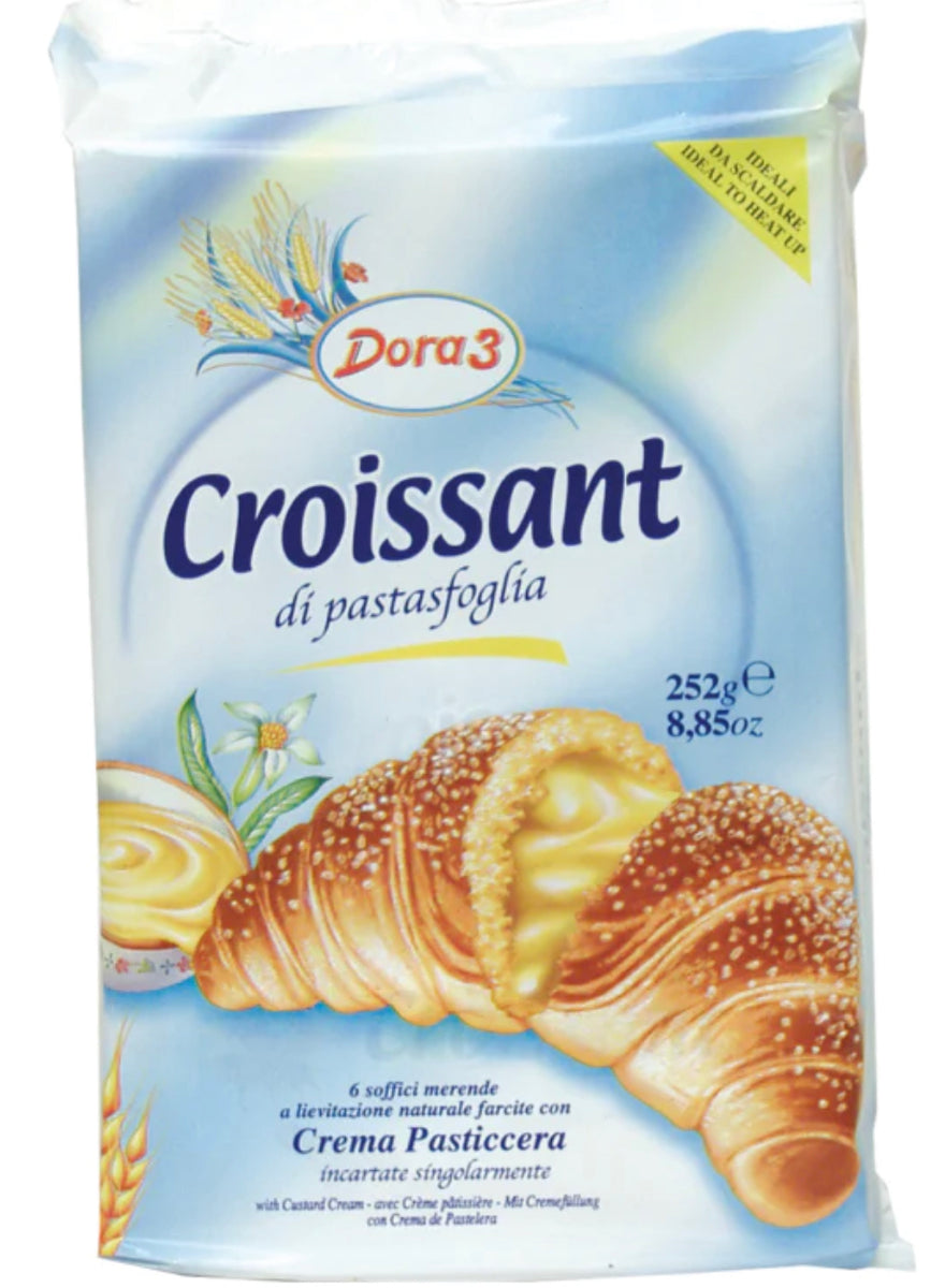 D'ora-3 Croissant w/Crema Pasticheria 300g (3-packs) – Delizioso Gourmet