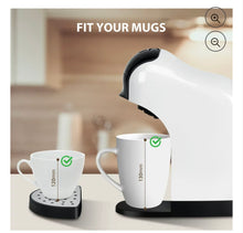 Load image into Gallery viewer, 3 in 1 Espresso Coffee Machine with Capsules for Nespresso , Dolce Gusto and Ground Coffee,White + 1Case of Respresso Borbone Pods 100ct.