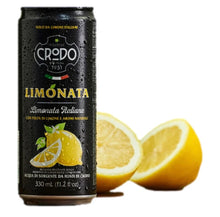 Load image into Gallery viewer, Lemonade Real Lemon Pulp by Crodo - 11.2 fl oz (24-Cans Per Case)
