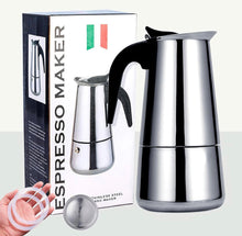 Load image into Gallery viewer, Espresso Maker Stainless Steel Moka Pot Italian Coffee Moka
