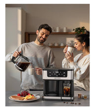 Load image into Gallery viewer, AIRMSEN 12-Cup Programmable Coffee Maker – Single Serve Machine for K-Cup Pods &amp; Ground, 1000W Fast Brew, Delay Start, 2H Keep Warm, Touchscreen, 60oz Tank, Glass Carafe – Home &amp; Office
