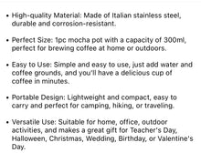 Load image into Gallery viewer, Espresso Maker Stainless Steel Moka Pot Italian Coffee Moka
