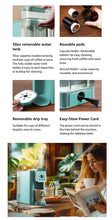 Load image into Gallery viewer, SHARDOR Single Serve Coffee Maker, Hot and Iced Coffee Machine for K Cup Pods &amp; Ground Coffee, 6 to 14 oz Brew Sizes, 50 oz Removable Water Tank, Bold Brew Setting, Blue
