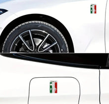 Load image into Gallery viewer, Italy Flag-Map 1-Pcs 8x5CM Aluminum Emblem Car Badge Decals for Bumper, Window

