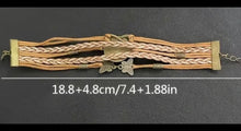 Load image into Gallery viewer, Sicily Trinacria
Pentagram Jewelry
Magic Bracelet
Bangle, Mythology Mystery pedant
Brown leather
