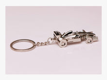 Load image into Gallery viewer, F1 Keychain (Silver and Black Cool 3D Metal Racing Car Model Keychain, Can Be Given as a Gift to Boyfriend, Husband, Father, Driver, Kids and All Fans Who Love F1
