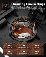 Load image into Gallery viewer, AIRMSEN Grind &amp; Brew Coffee Maker with Grinder - Single Serve Machine Compatible with K-Cup Pods &amp; Ground Coffee, 1000W
