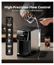 Load image into Gallery viewer, AIRMSEN Grind &amp; Brew Coffee Maker with Built-in Grinder - Single-Serve Machine Compatible with K-Cup Pods
