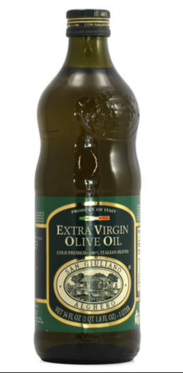 San Giuliano Extra Virgin Olive Oil 1-Lt (Case-6)