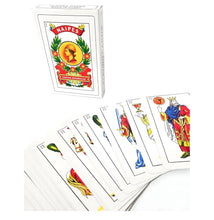 Load image into Gallery viewer, Spanish Playing Cards – 50-Card Baraja Española Naipes – Classic Spanish Suits for Traditional Games – Durable Playing Cards
