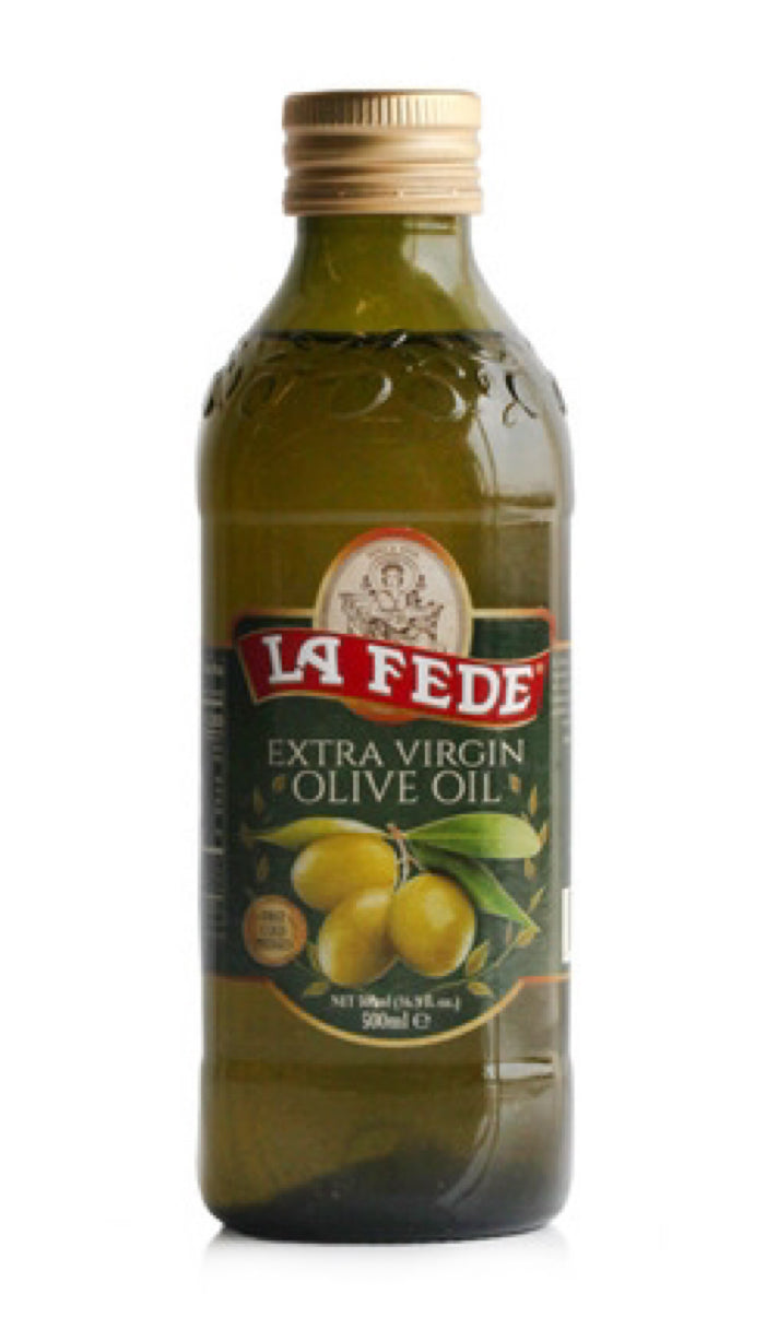 La Fede Extra Virgin Olive Oil, First Cold Press, 16.9oz (Case of 12)