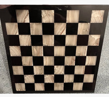 Load image into Gallery viewer, Vintage Italian Marble Onyx Stone Chess &amp; Checkers Board (Roughly 14x14in)
