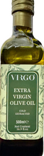 Load image into Gallery viewer, VIRGO EXTRA VIRGIN        OLIVE OIL
COLD EXTRACTED
500ml.
