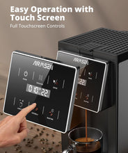 Load image into Gallery viewer, AIRMSEN Grind &amp; Brew Coffee Maker with Grinder - Single Serve Machine Compatible with K-Cup Pods &amp; Ground Coffee, 1000W
