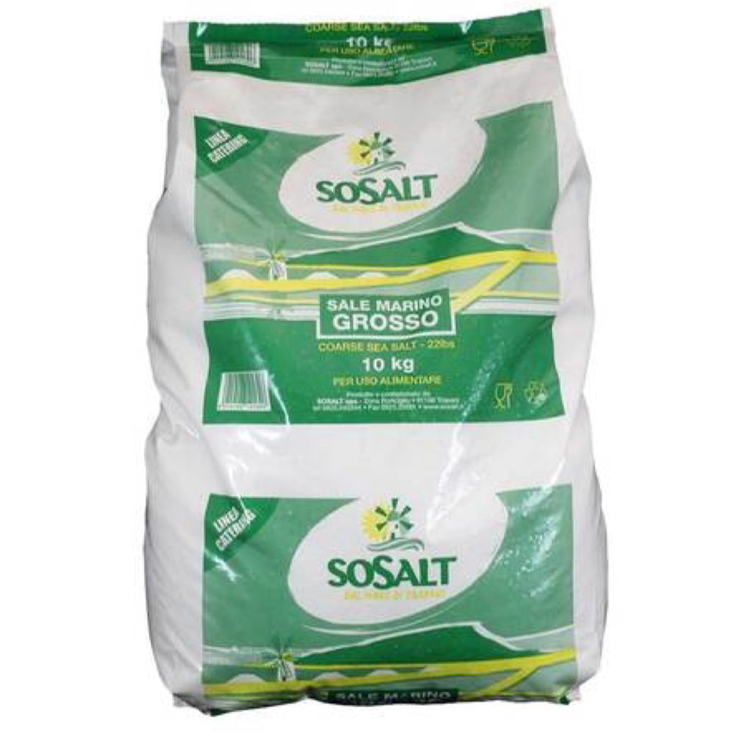 SoSalt Course Sicilian Sea Salt 10-kilo Package