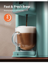 Load image into Gallery viewer, SHARDOR Single Serve Coffee Maker, Hot and Iced Coffee Machine for K Cup Pods &amp; Ground Coffee, 6 to 14 oz Brew Sizes, 50 oz Removable Water Tank, Bold Brew Setting, Blue
