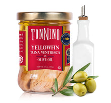 Load image into Gallery viewer, Tonnino Tuna Ventresca In Olive Oil 6.7 Oz Jar - 6ct Case
