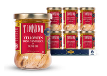 Load image into Gallery viewer, Tonnino Tuna Ventresca In Olive Oil 6.7 Oz Jar - 6ct Case
