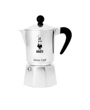 Load image into Gallery viewer, Bialetti 3 Cup Stovetop Espresso Maker Silver Moka Aluminum Manual Glossy Ground
