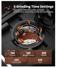Load image into Gallery viewer, AIRMSEN Grind &amp; Brew Coffee Maker with Built-in Grinder - Single-Serve Machine Compatible with K-Cup Pods
