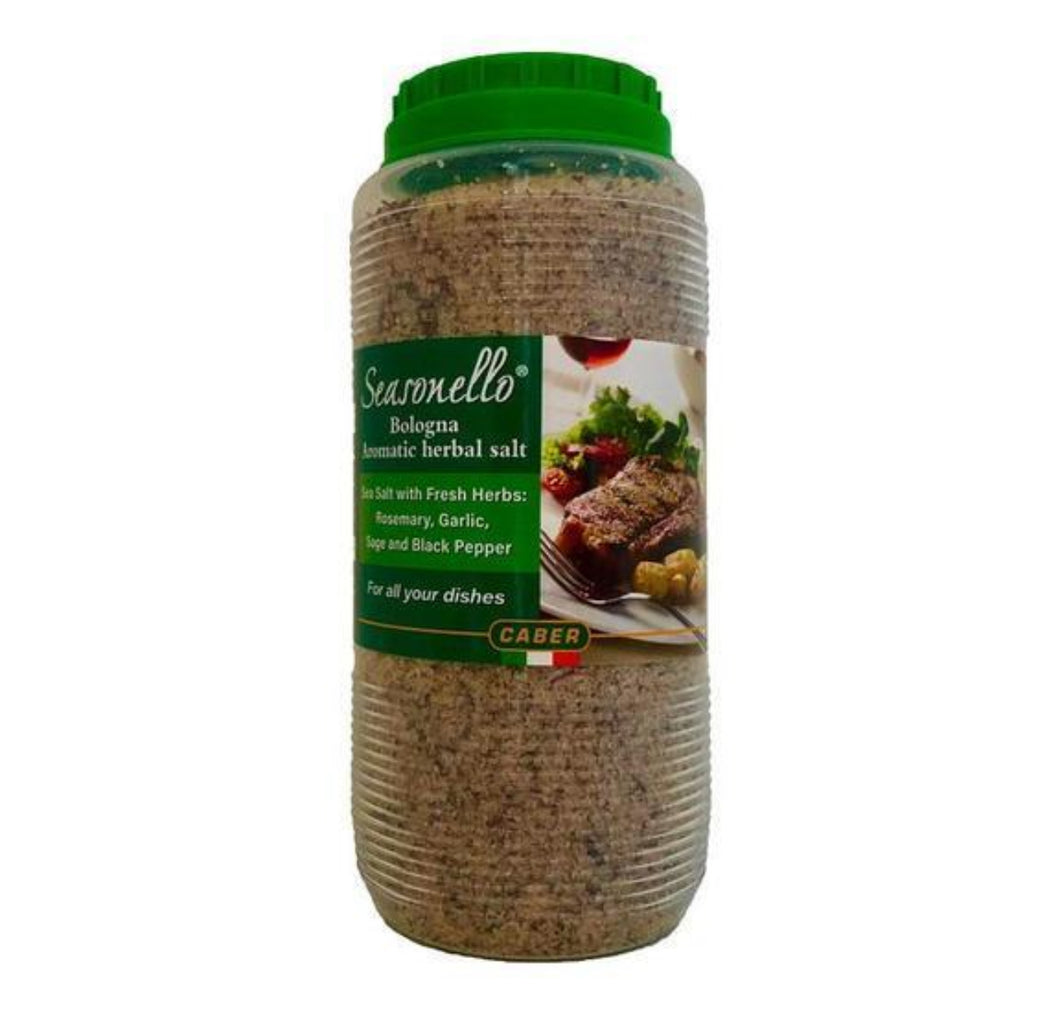 Seasonello Aromatic Herbal Sea Salt 35oz. (Case of 6)