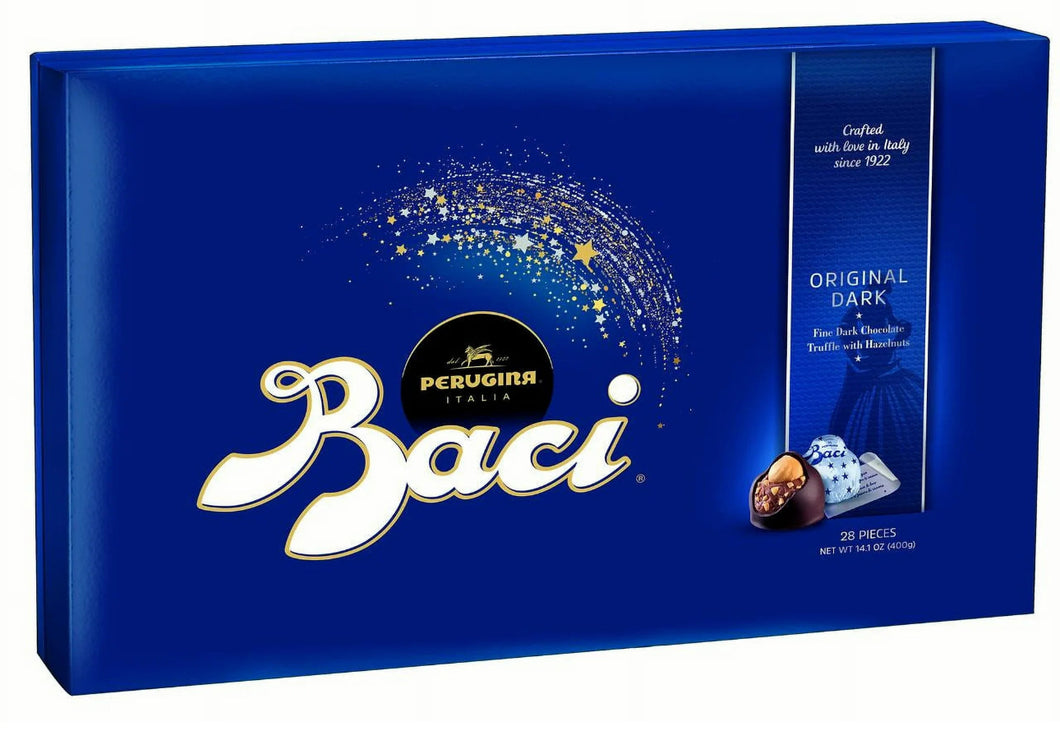 Perugina Baci Classic Dark Chocolate Hazelnut 28-pc Truffle Box (Case of 6)