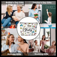 Load image into Gallery viewer, Italy Travel Gift Cosmetic Bag Italy Lovers.
