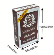 Load image into Gallery viewer, High-Quality Game Cards from Sicily for Italian Tabletop Games, Perfect for Family Gatherings And Multiplayer Card Games.
