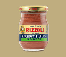 Load image into Gallery viewer, Italian Anchovy Fillets in Olive Oil by Rizzoli,90 g (Pack of 6)
