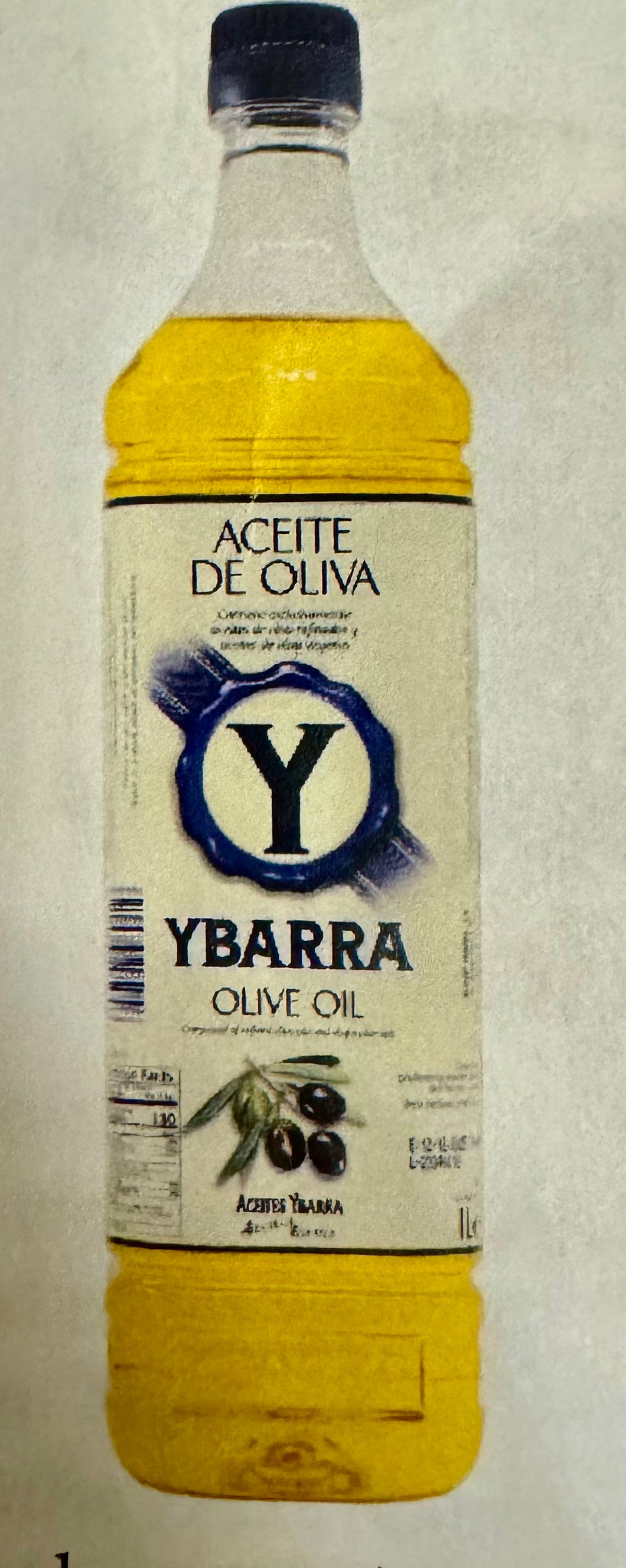 YBarra Aceite Oliva 1l-Olive Oil from Spain (Case of 6)